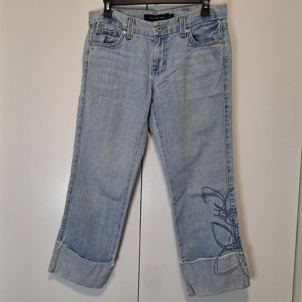 Calvin Klein Jeans Embroidered Butterfly Women’s Size 6